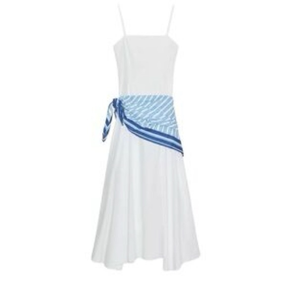 Zara Dresses & Skirts - ZARA NEW striped scarf midi dress